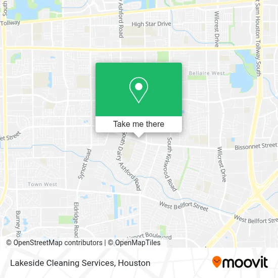 Lakeside Cleaning Services map