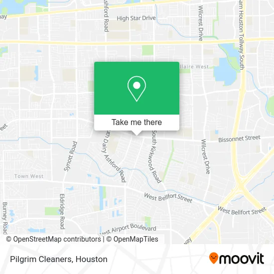 Pilgrim Cleaners map