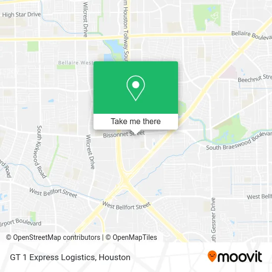 Mapa de GT 1 Express Logistics
