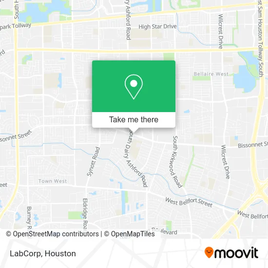 Mapa de LabCorp