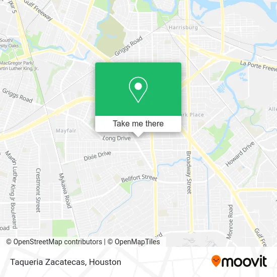 Taqueria Zacatecas map
