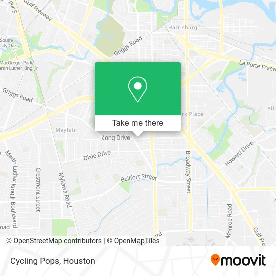 Mapa de Cycling Pops