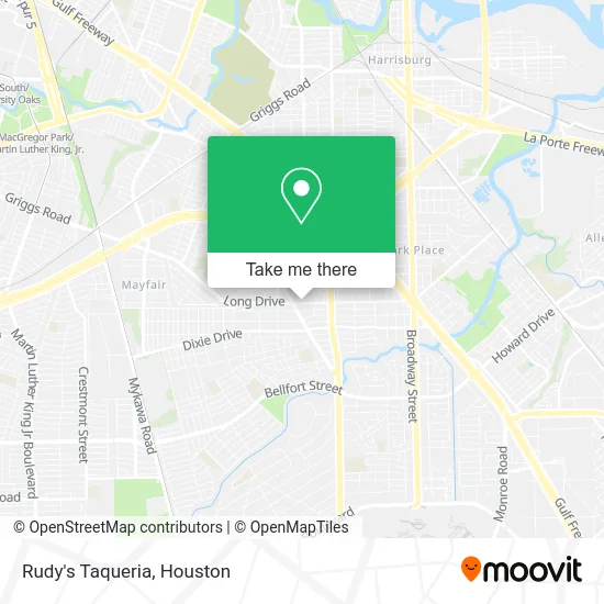 Rudy's Taqueria map