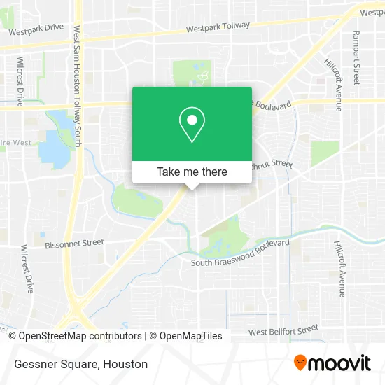 Gessner Square map