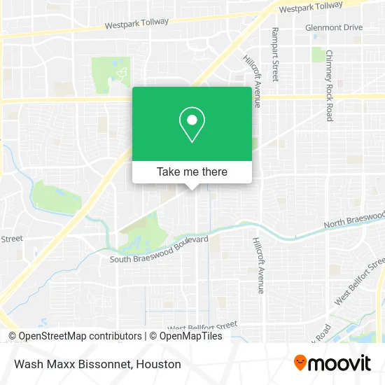 Wash Maxx Bissonnet map