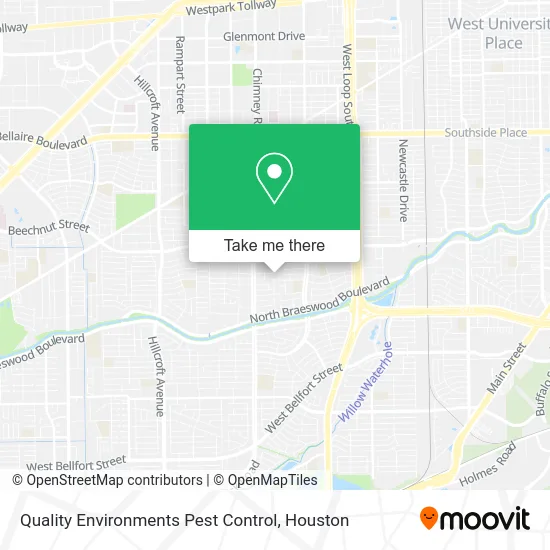 Quality Environments Pest Control map