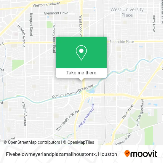 Fivebelowmeyerlandplazamallhoustontx map