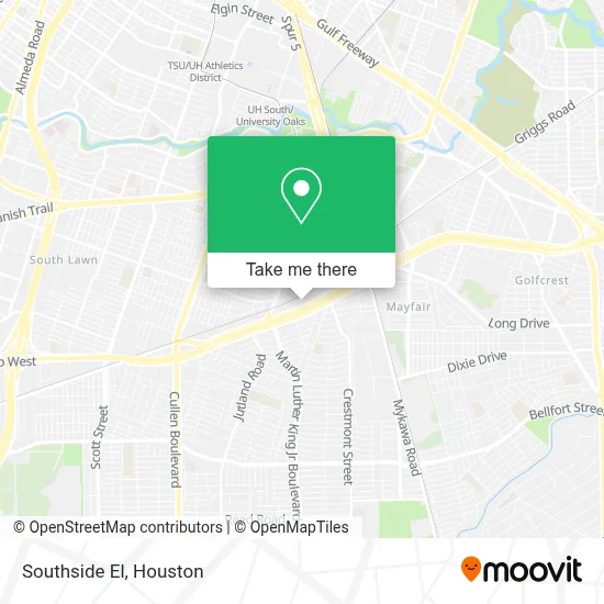 Southside El map