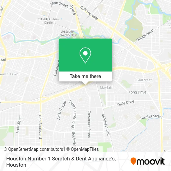 Houston Number 1 Scratch & Dent Appliance's map