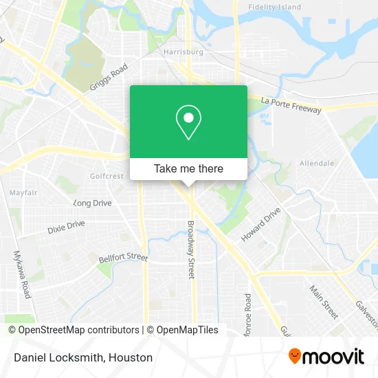 Daniel Locksmith map