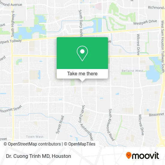 Mapa de Dr. Cuong Trinh MD