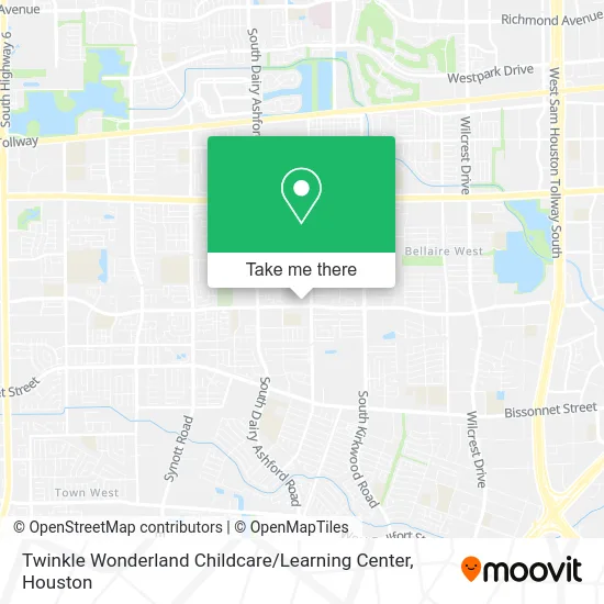 Mapa de Twinkle Wonderland Childcare / Learning Center
