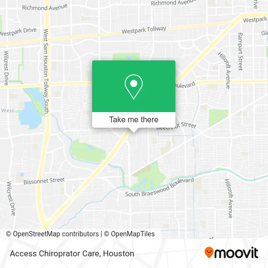Access Chiroprator Care map