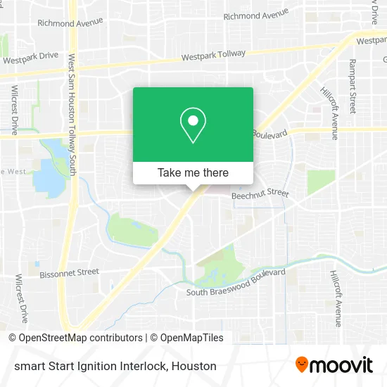 smart Start Ignition Interlock map