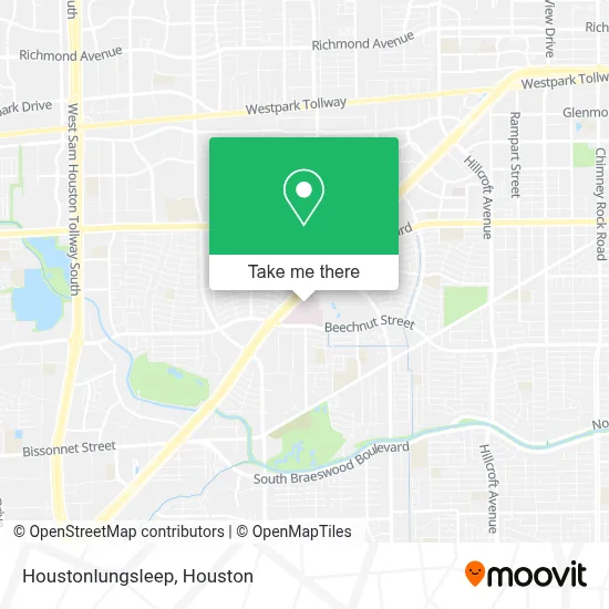 Houstonlungsleep map
