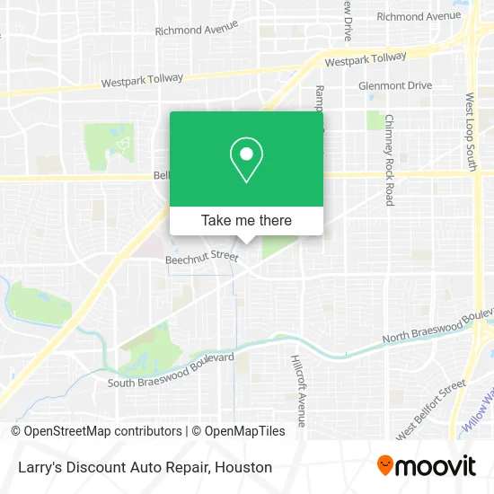 Larry's Discount Auto Repair map