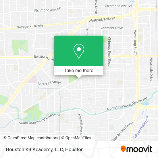 Houston K9 Academy, LLC map