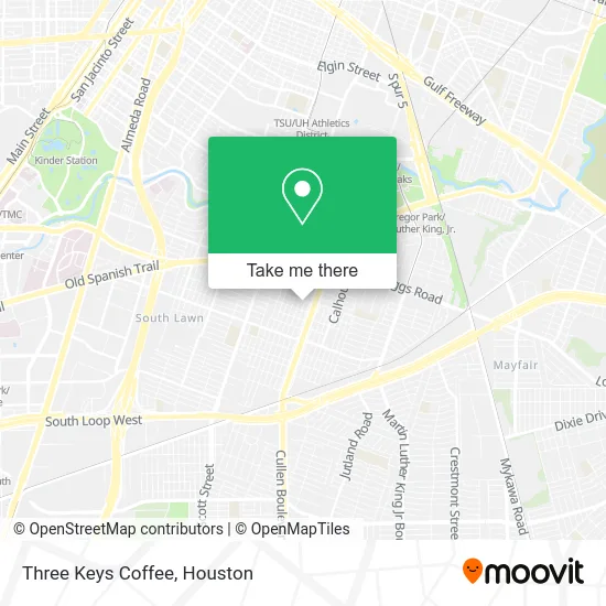 Three Keys Coffee map