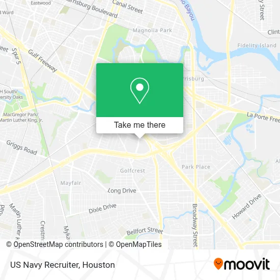 US Navy Recruiter map