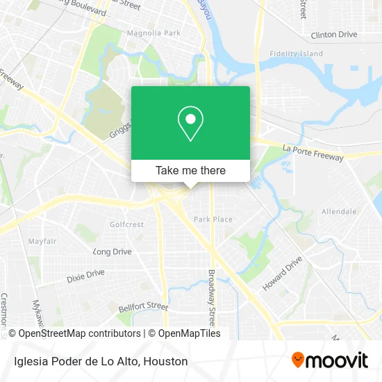 Mapa de Iglesia Poder de Lo Alto
