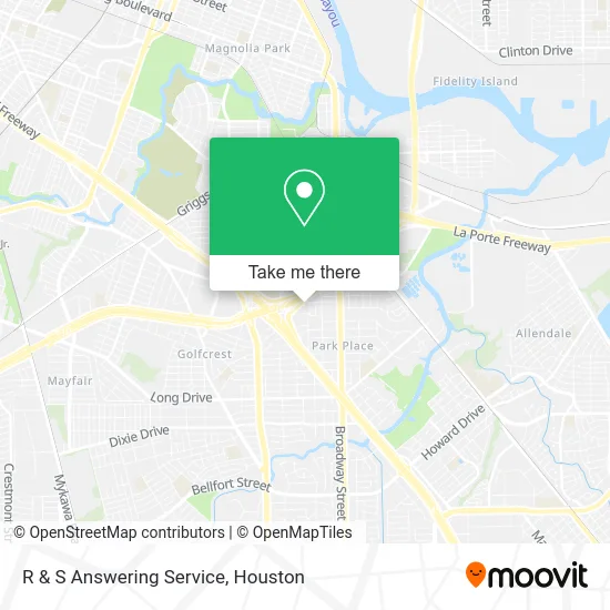 Mapa de R & S Answering Service