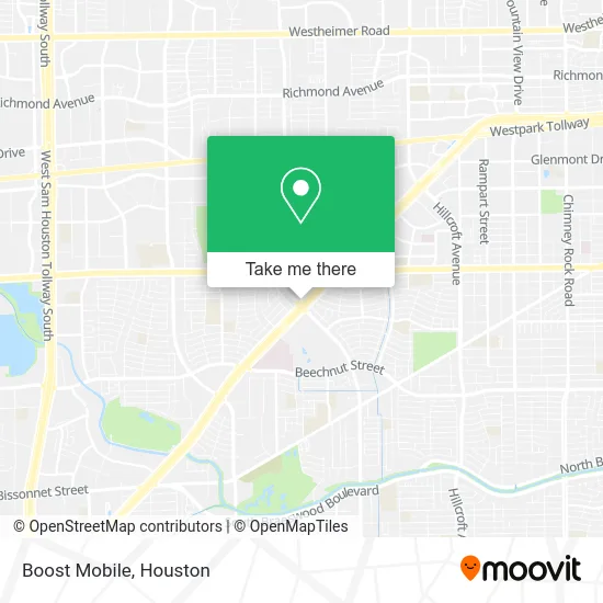 Boost Mobile map