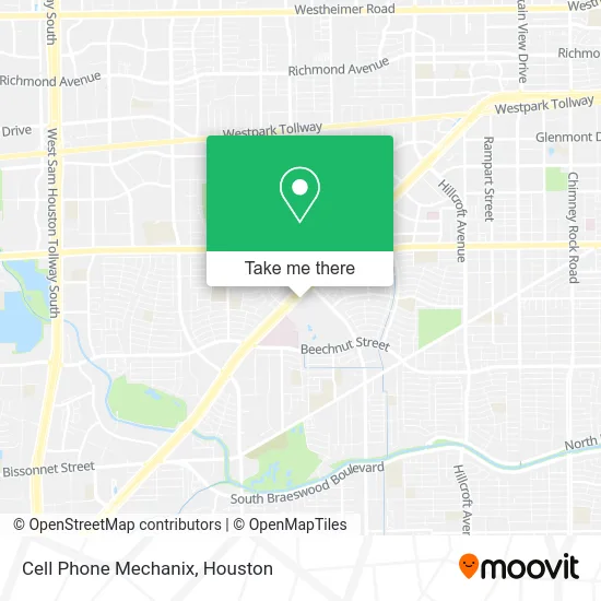 Cell Phone Mechanix map