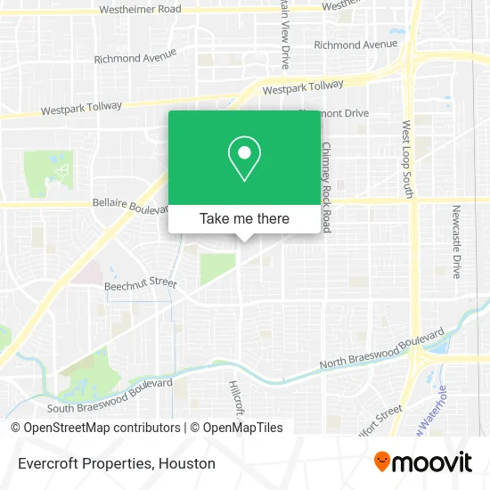 Evercroft Properties map