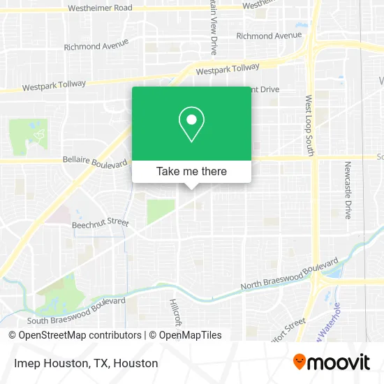 Imep Houston, TX map