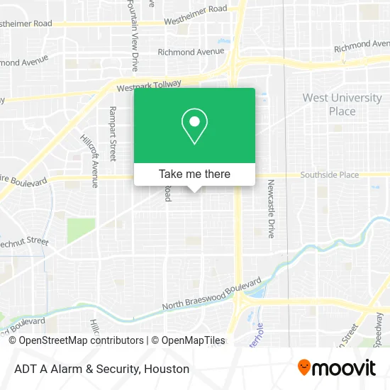 ADT A Alarm & Security map