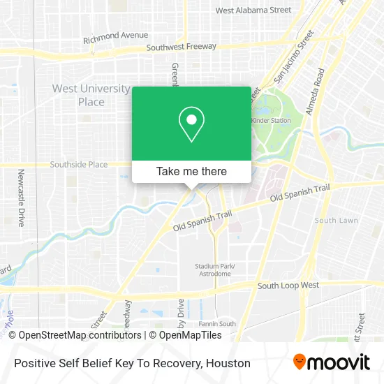 Positive Self Belief Key To Recovery map