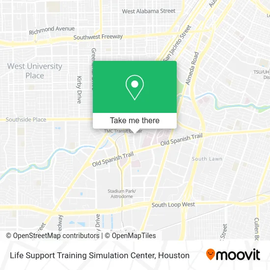 Life Support Training Simulation Center map