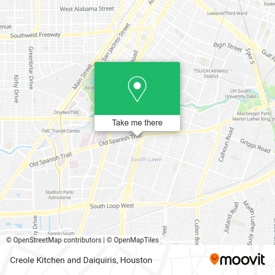 Creole Kitchen and Daiquiris map
