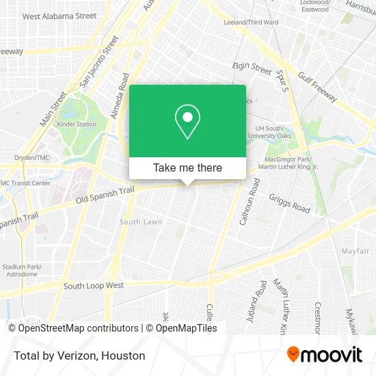 Total by Verizon map