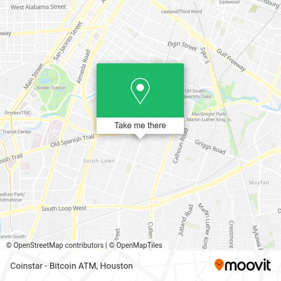 Coinstar - Bitcoin ATM map