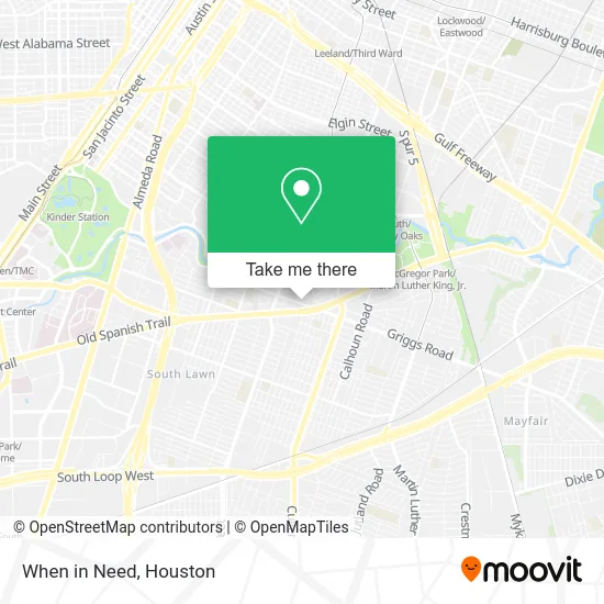When in Need map