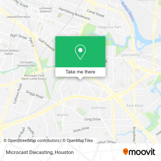 Microcast Diecasting map