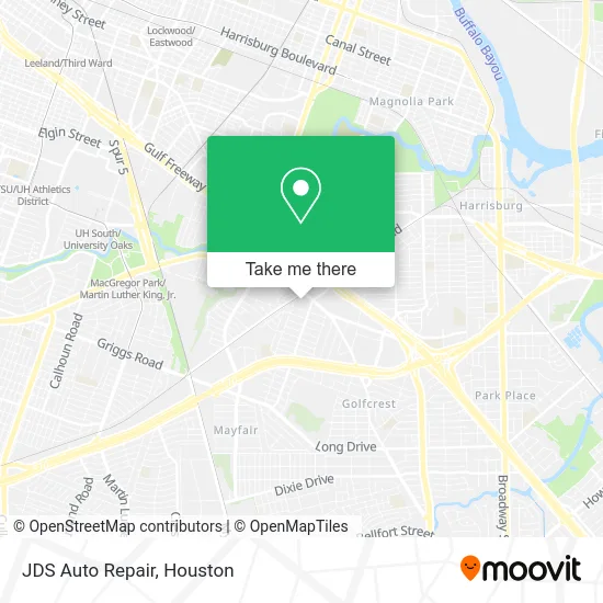 JDS Auto Repair map