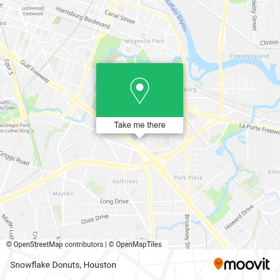 Snowflake Donuts map