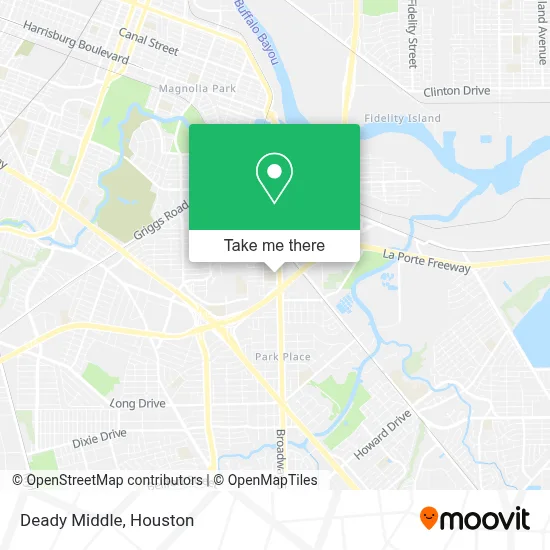 Deady Middle map