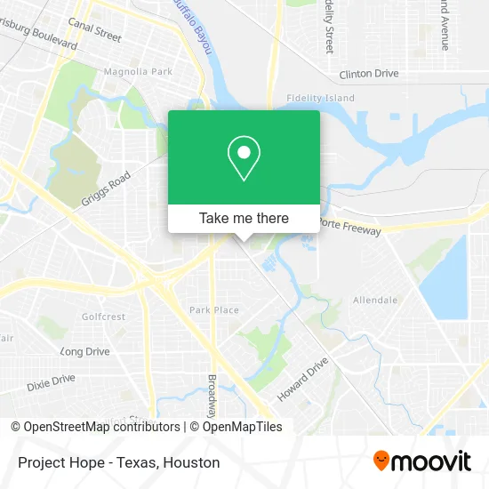 Project Hope - Texas map