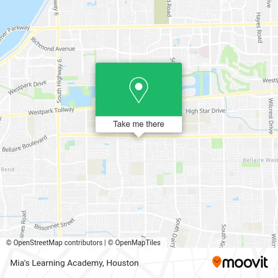 Mia's Learning Academy map