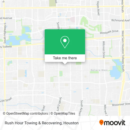 Rush Hour Towing & Recovering map