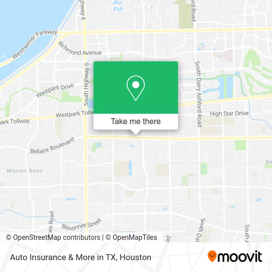 Auto Insurance & More in TX map