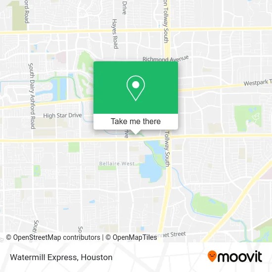 Watermill Express map