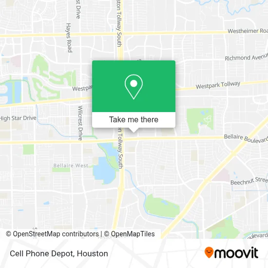 Cell Phone Depot map
