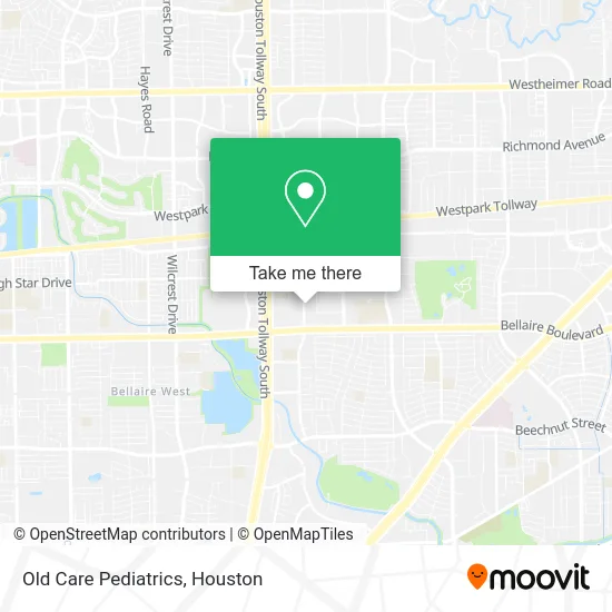 Old Care Pediatrics map