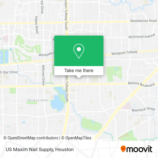 US Maxim Nail Supply map
