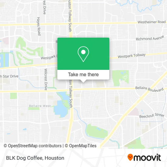 BLK Dog Coffee map