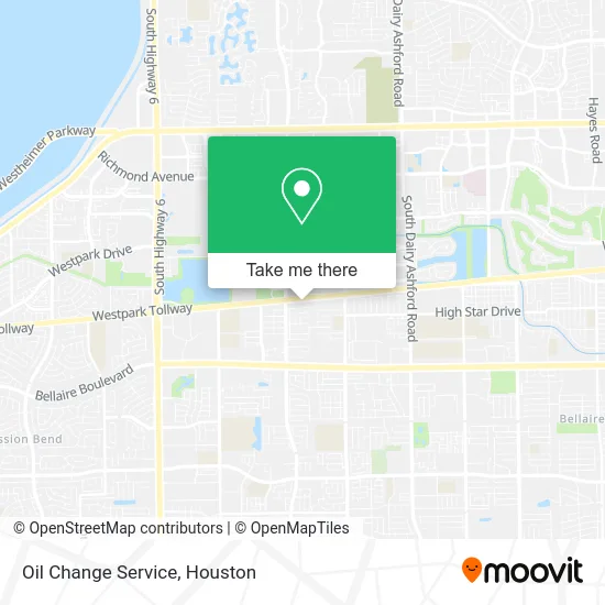 Oil Change Service map